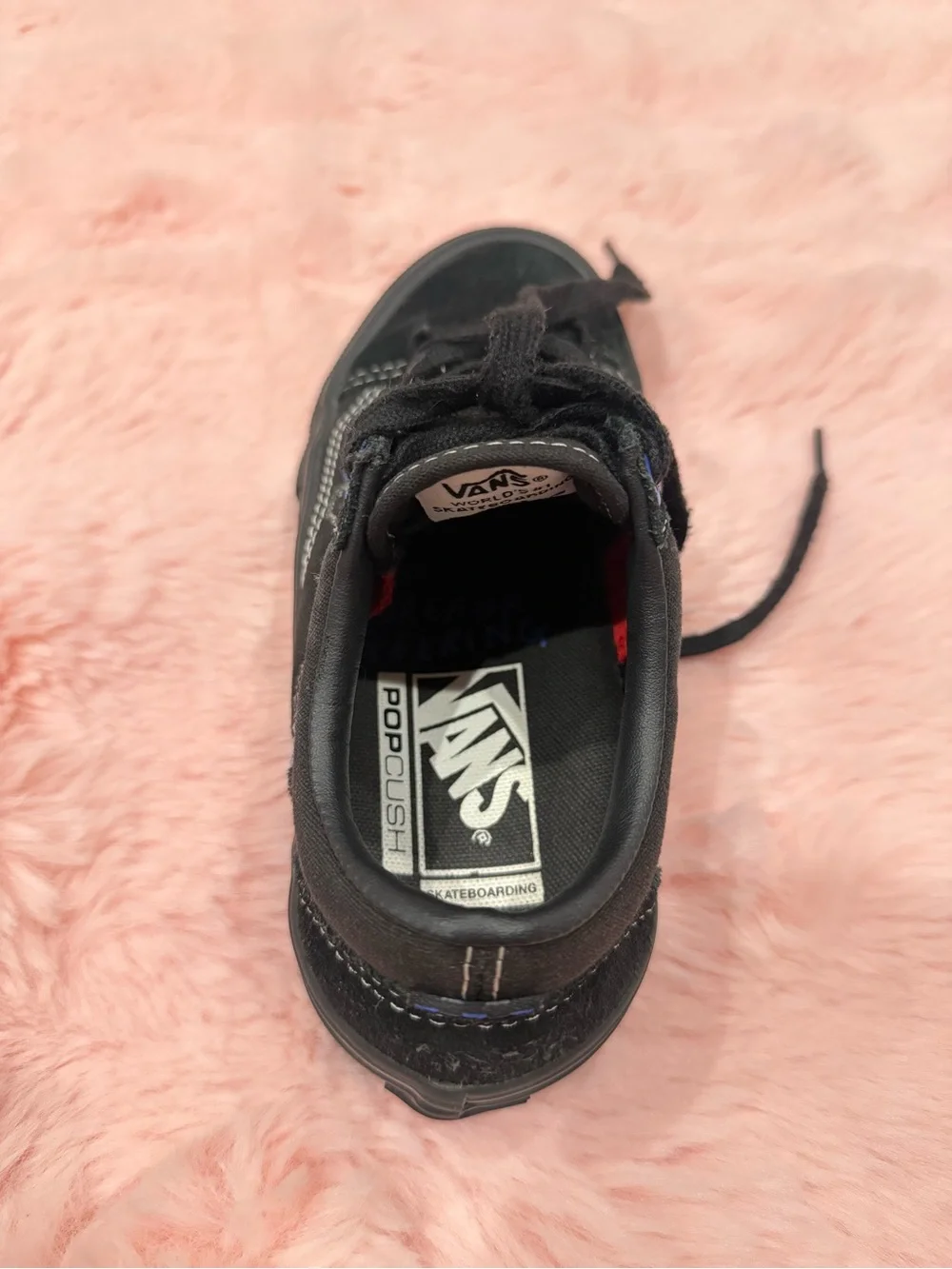 VANS x Breana Geering Skate Old Skool Blue Stripe Snake Shoes